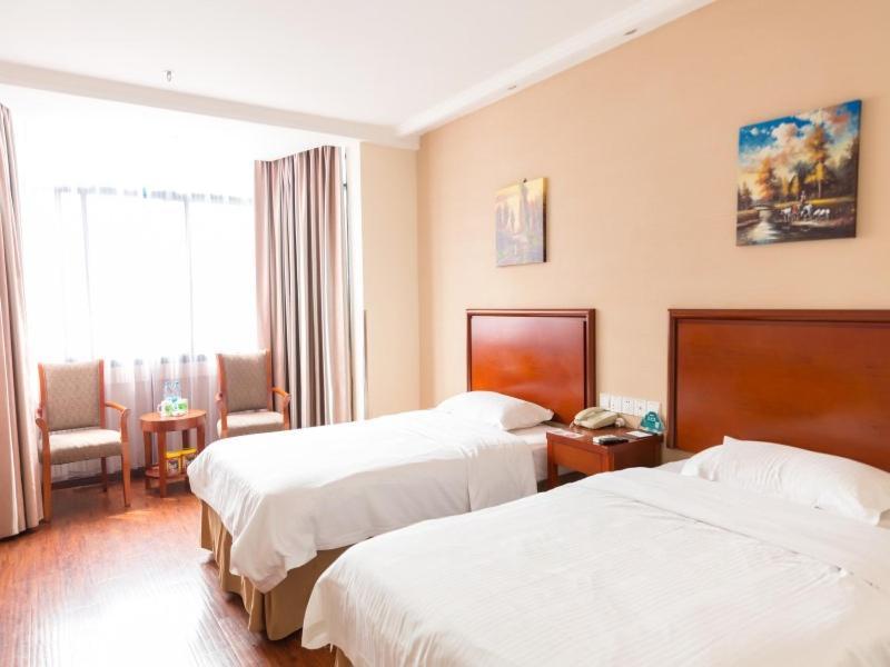 Greentree Inn Jiangsu Suzhou Kunshan High Speed Rail Station Hengshan Road Express Hotel Esterno foto