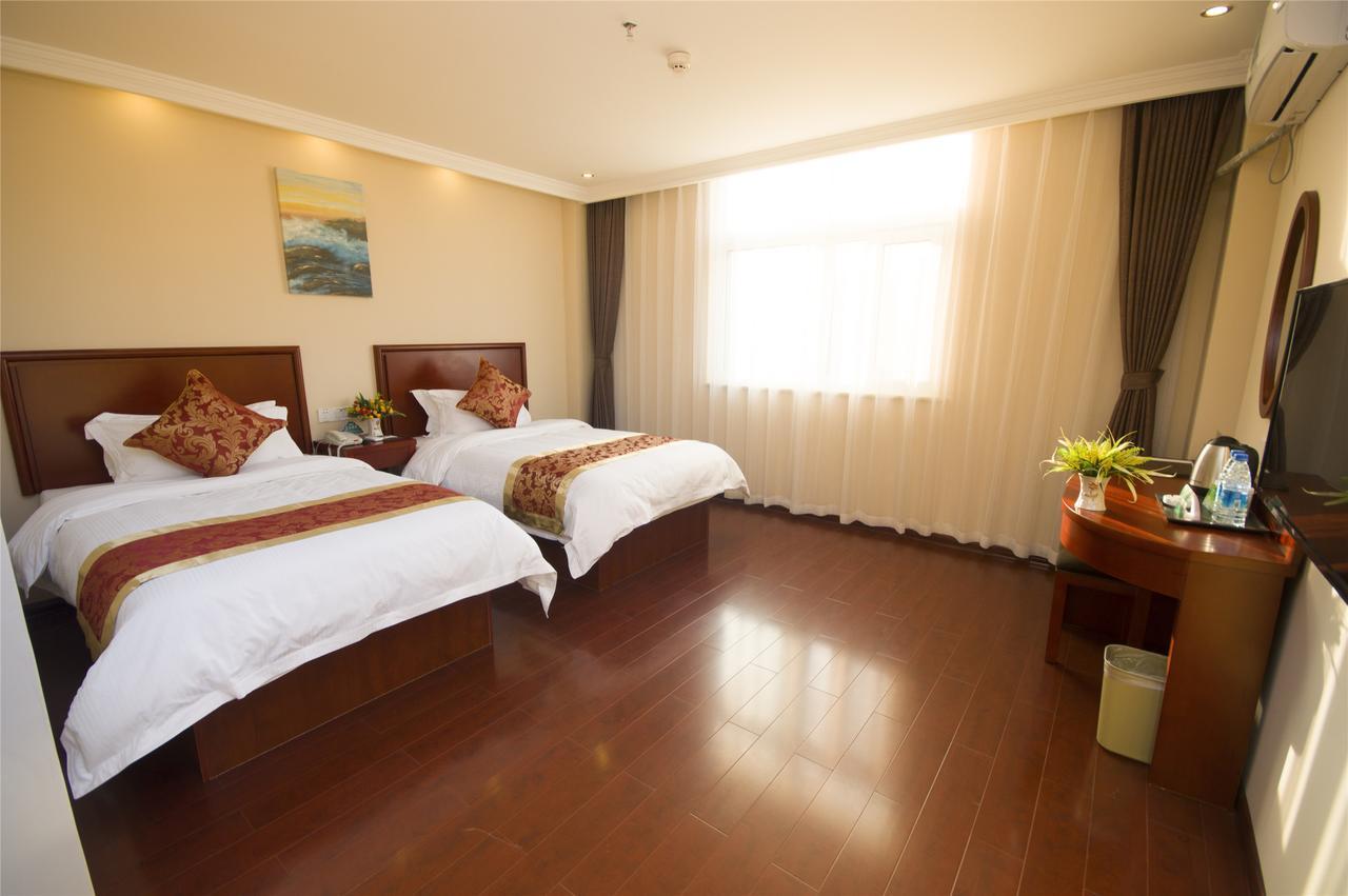 Greentree Inn Jiangsu Suzhou Kunshan High Speed Rail Station Hengshan Road Express Hotel Esterno foto
