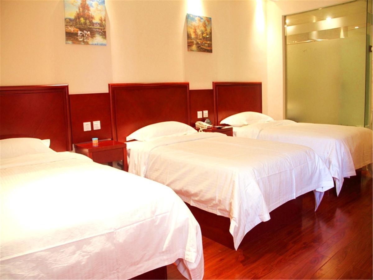 Greentree Inn Jiangsu Suzhou Kunshan High Speed Rail Station Hengshan Road Express Hotel Esterno foto