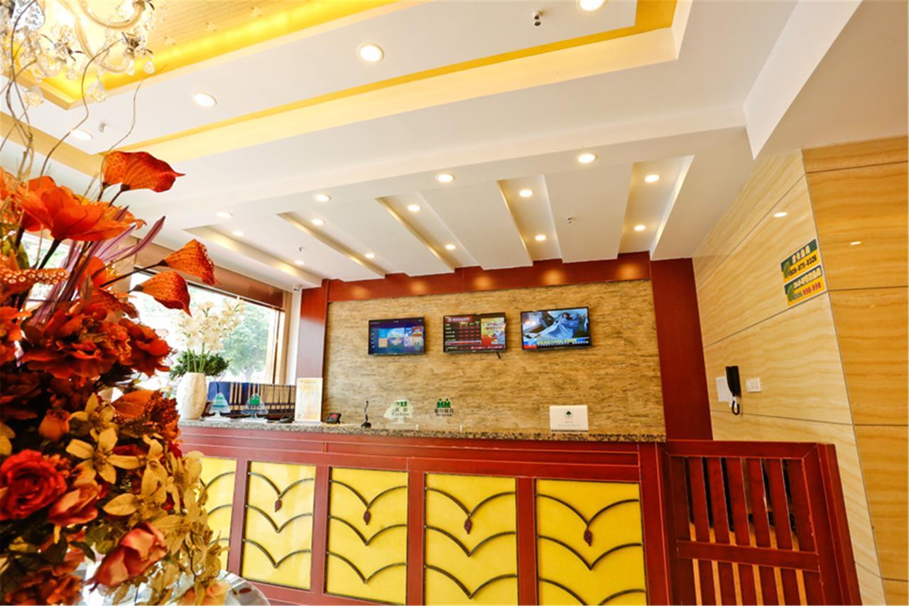 Greentree Inn Jiangsu Suzhou Kunshan High Speed Rail Station Hengshan Road Express Hotel Esterno foto