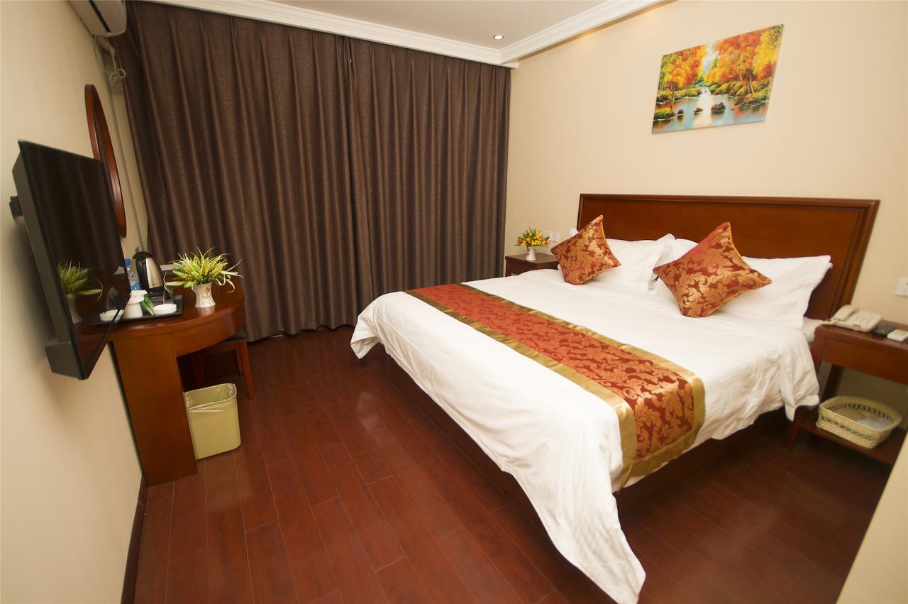 Greentree Inn Jiangsu Suzhou Kunshan High Speed Rail Station Hengshan Road Express Hotel Esterno foto